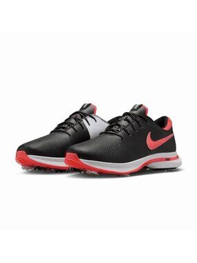 Nike Air Zoom Victory Tour 3 Golf Shoes Men Size 8 Black/Orange NBY DV6798-004